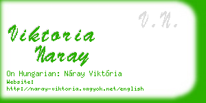 viktoria naray business card